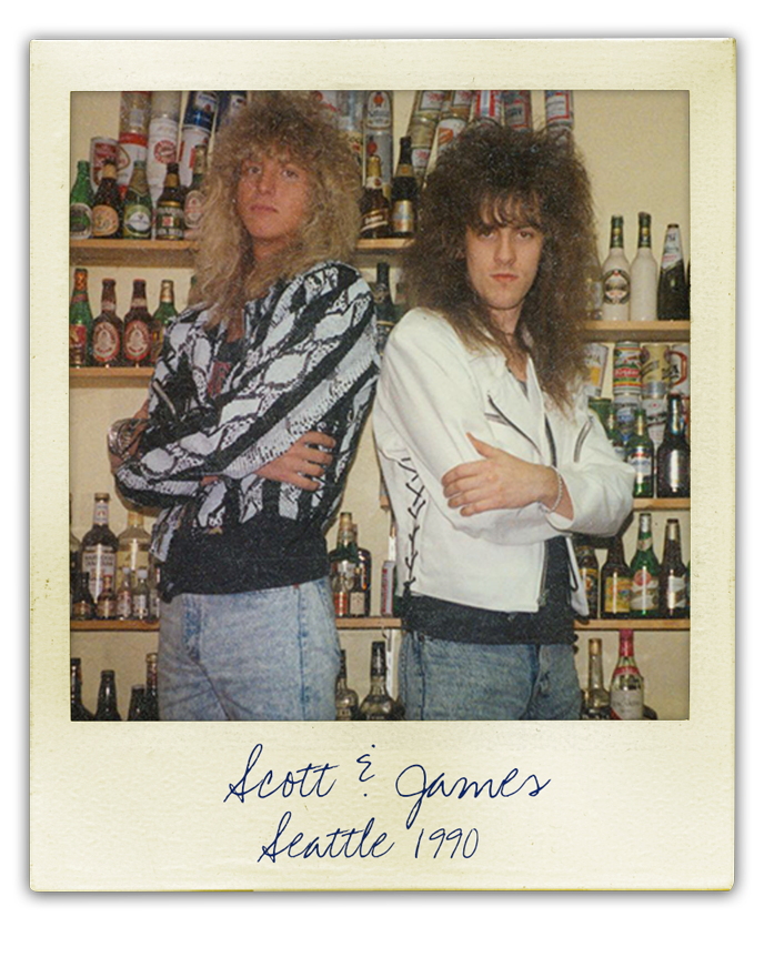 Scott Bazzett and James LePak, Seattle, circa 1990